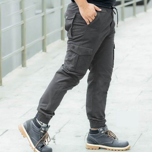 unifit 6 pocket ash joggers for men